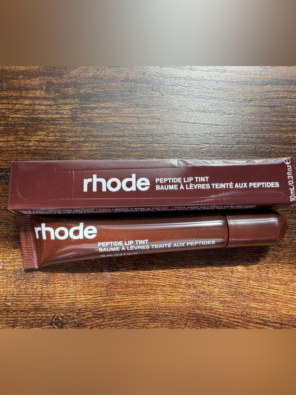 NEW in box! RHODE Peptide Lip Tint in Espresso